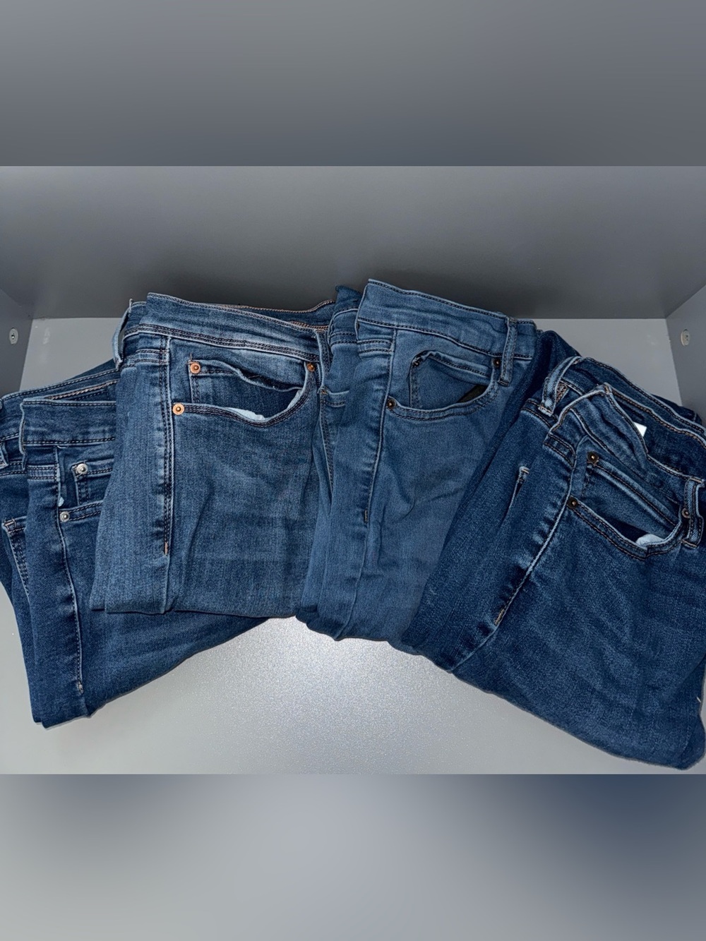 Nicole Miller Dark Blue Women's SOHO Skinny Jeans Lot - Sz 8